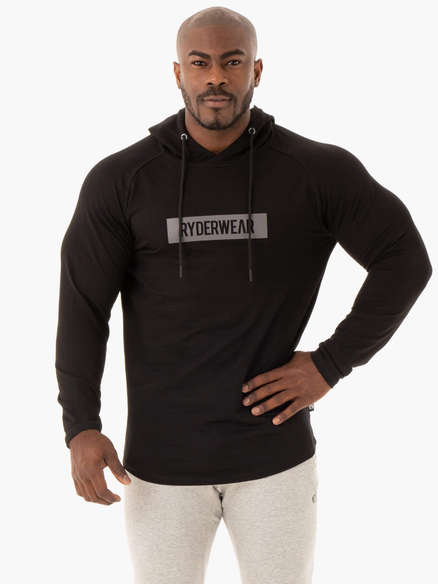 Men‘s Base Hoodie Black - Ryderwear