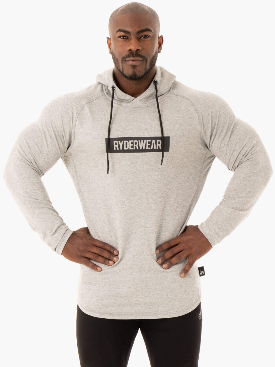 Men‘s Hoodie Base Grey - Ryderwear