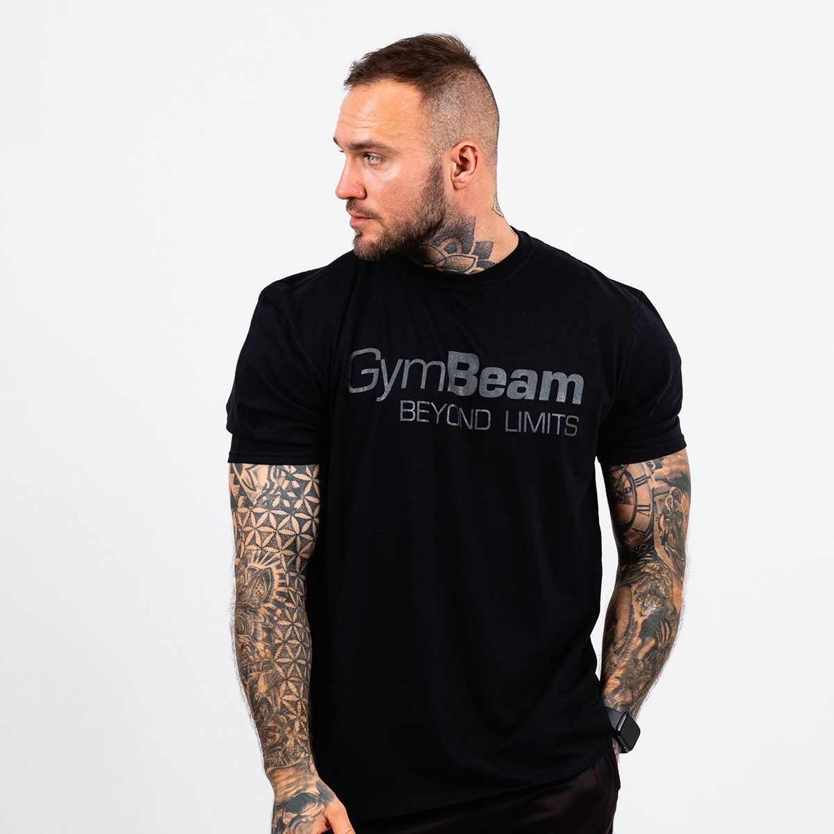 Men‘s Beyond Limits T-Shirt Black - GymBeam