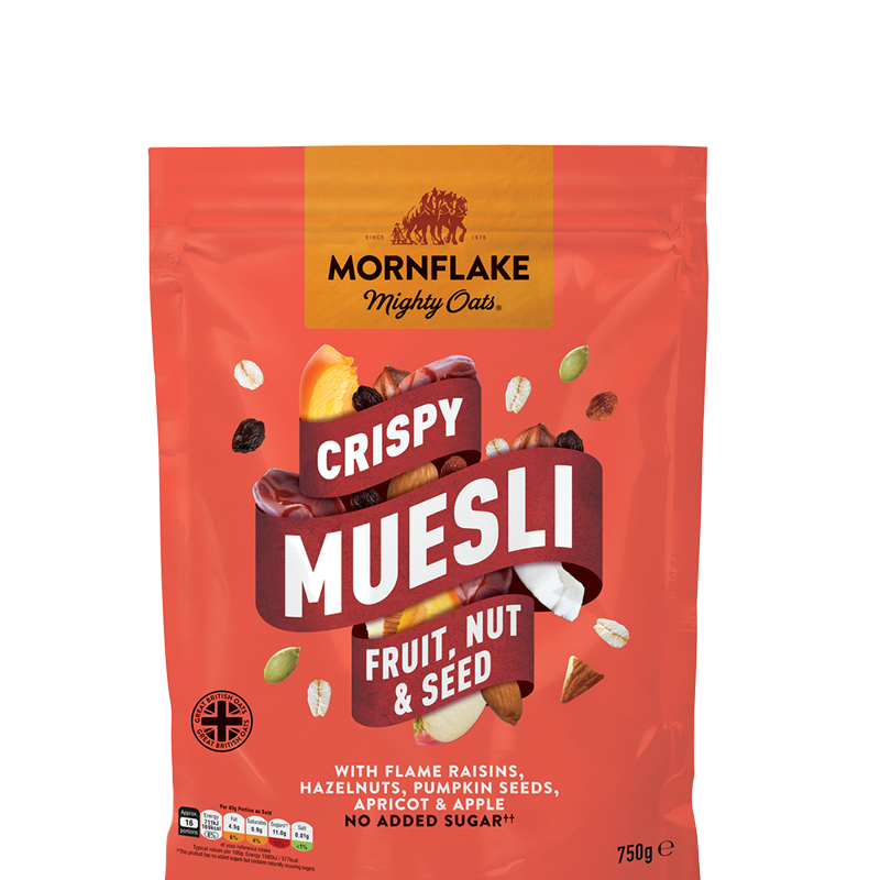 Crispy Muesli Fruit, Nut & Seed 750g - Mornflake