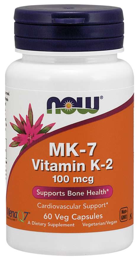 MK-7 Vitamin K-2 100 mcg - NOW Foods