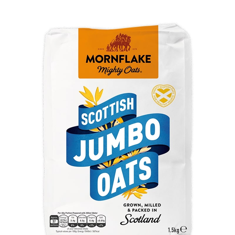 Scottish Jumbo Wholegrain Oats 1,5 kg - Mornflake