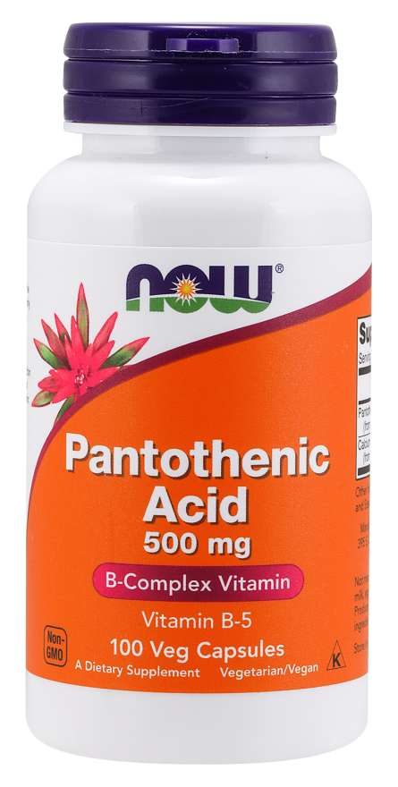 Pantothenic Acid 500 mg - NOW Foods