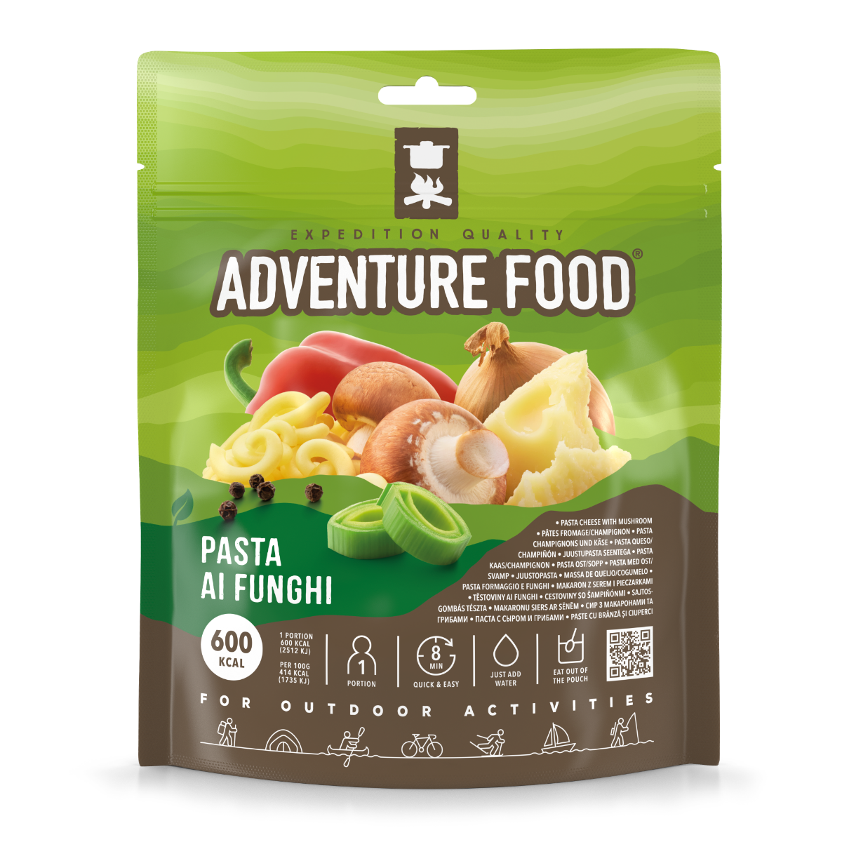 Pasta ai Funghi - Adventure Food