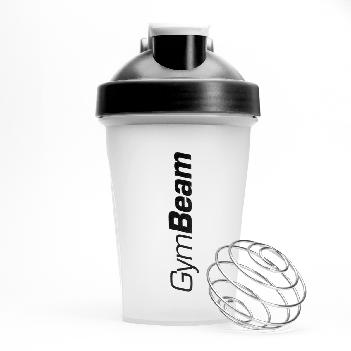 Shaker Blend Bottle transparent-black 400 ml - GymBeam