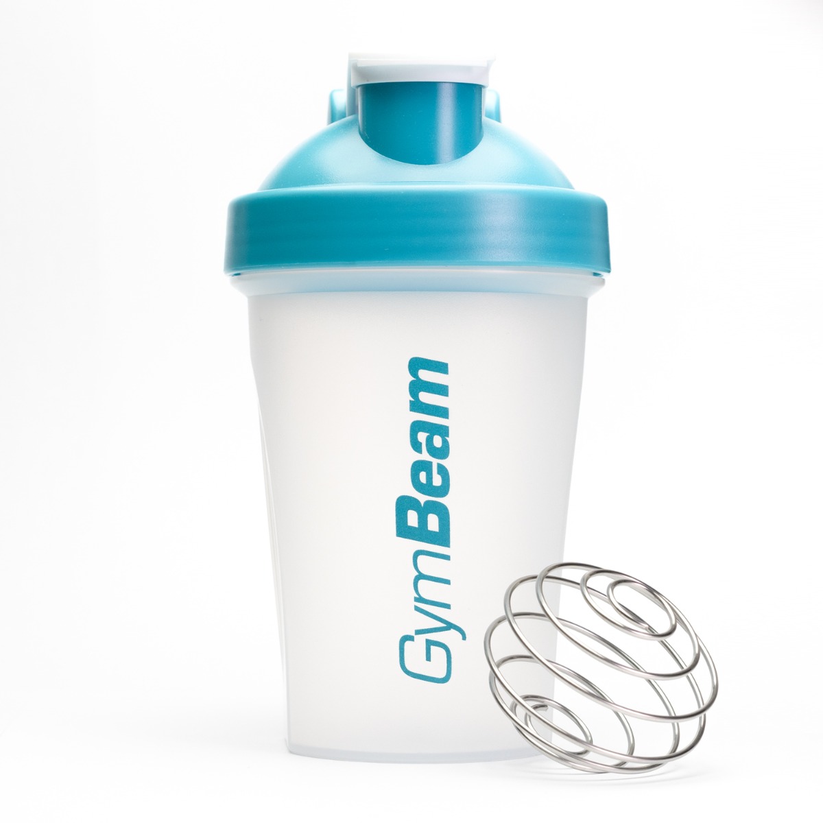 Shaker Blend Bottle transparent-blue 400 ml - GymBeam