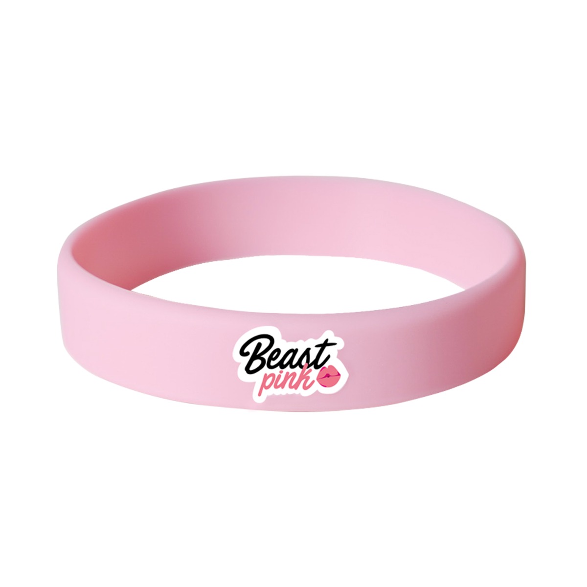 Be Yourself Silicone Wristband - BeastPink