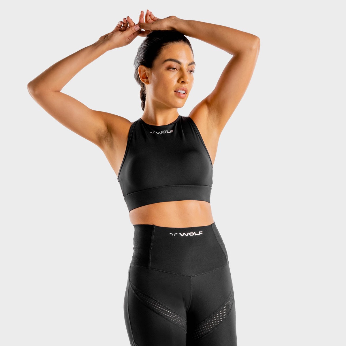 Wolf Sport Bra Onyx - SQUATWOLF