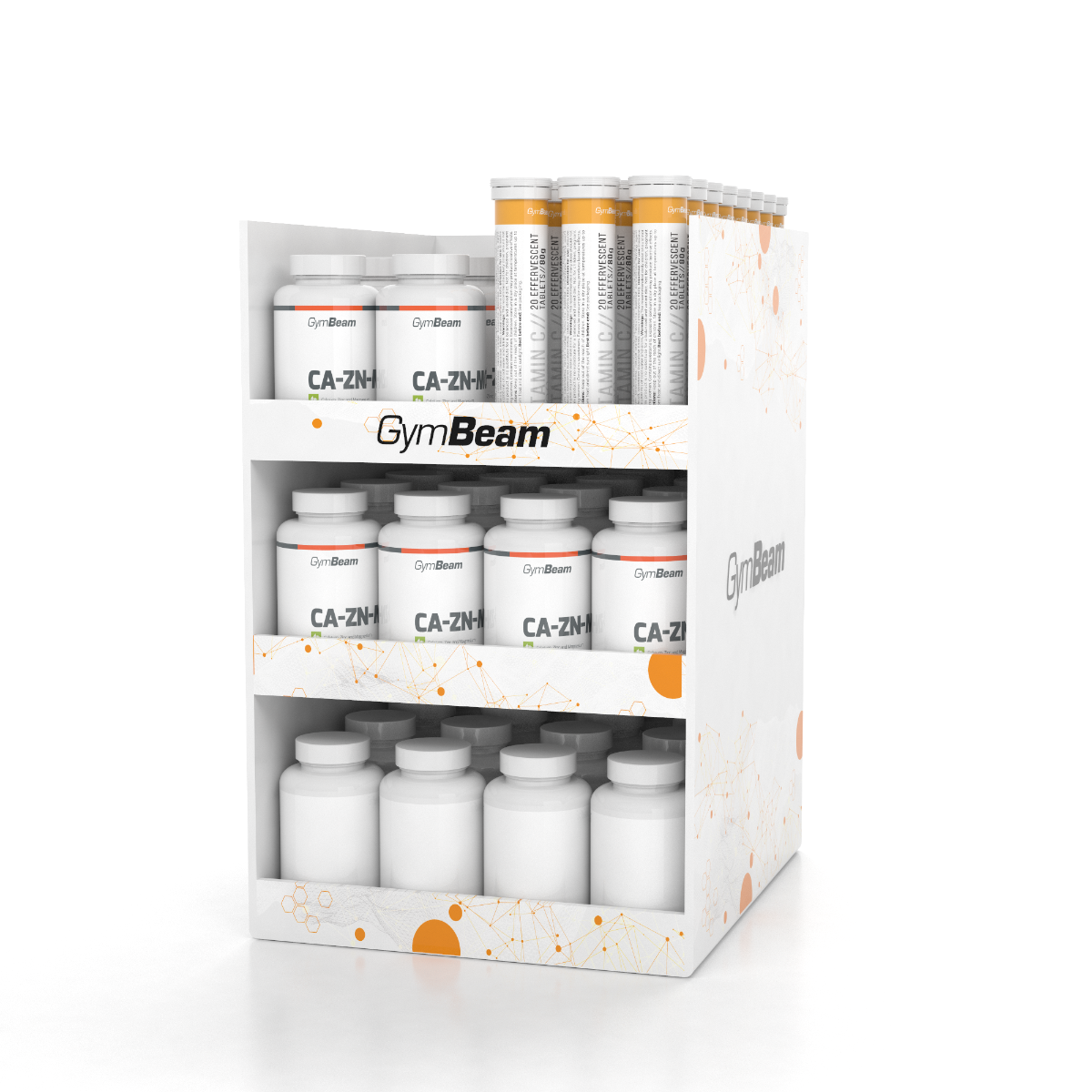 Vitamins Display - GymBeam