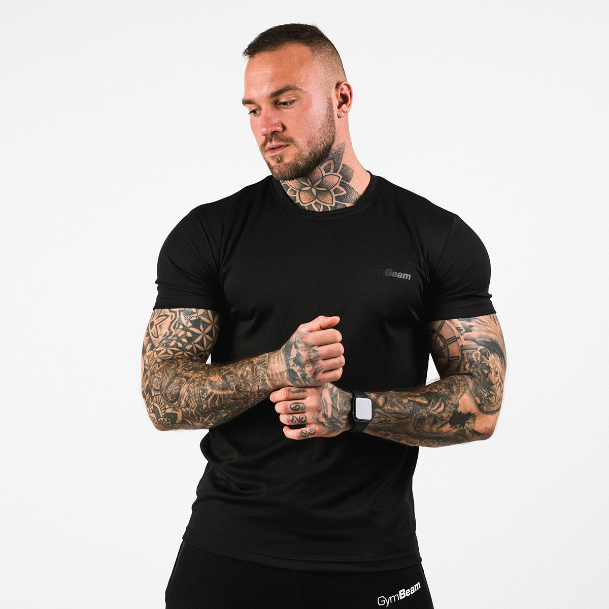 Men‘s TRN T-Shirt Black - GymBeam