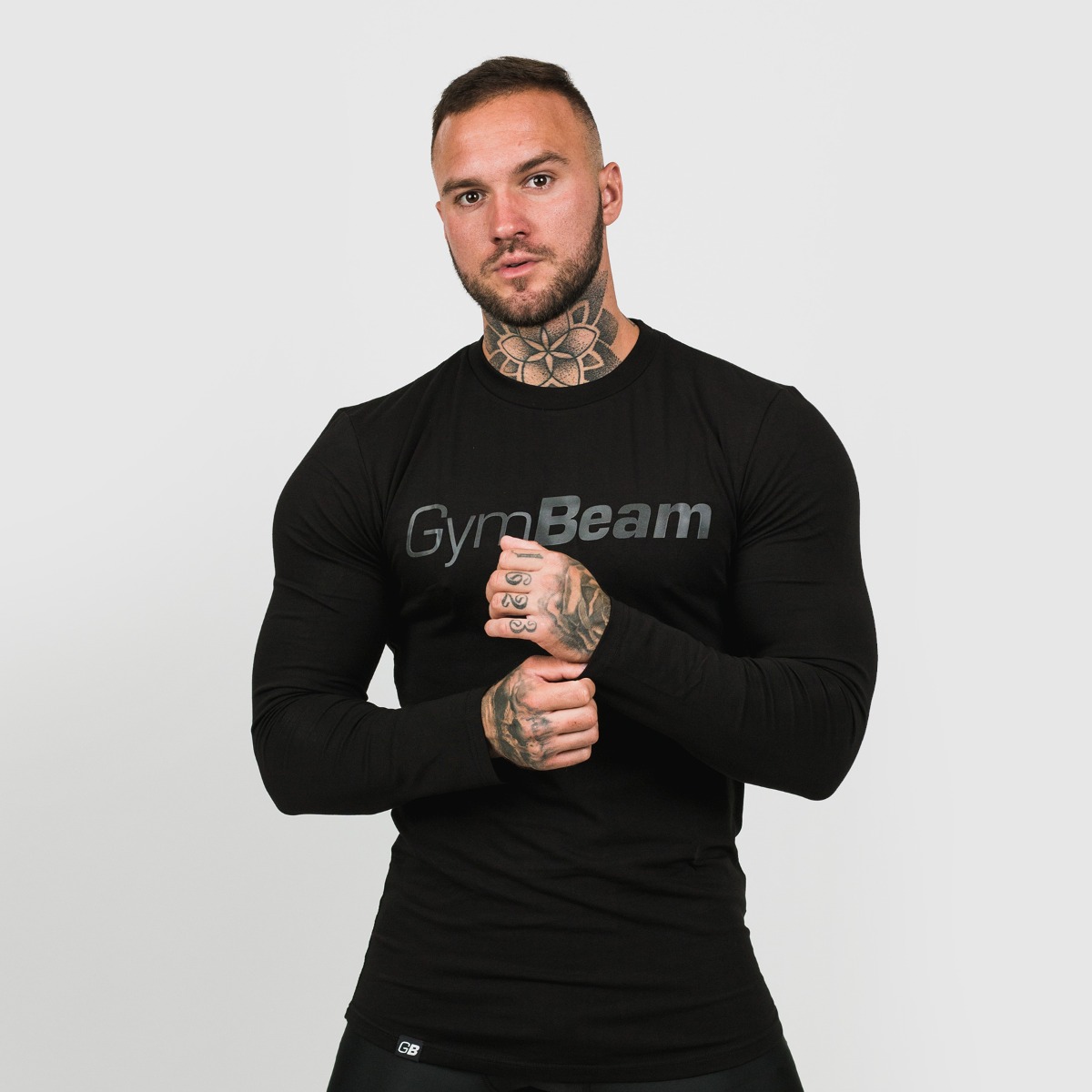 Leisure Long Sleeve T-Shirt Black - GymBeam