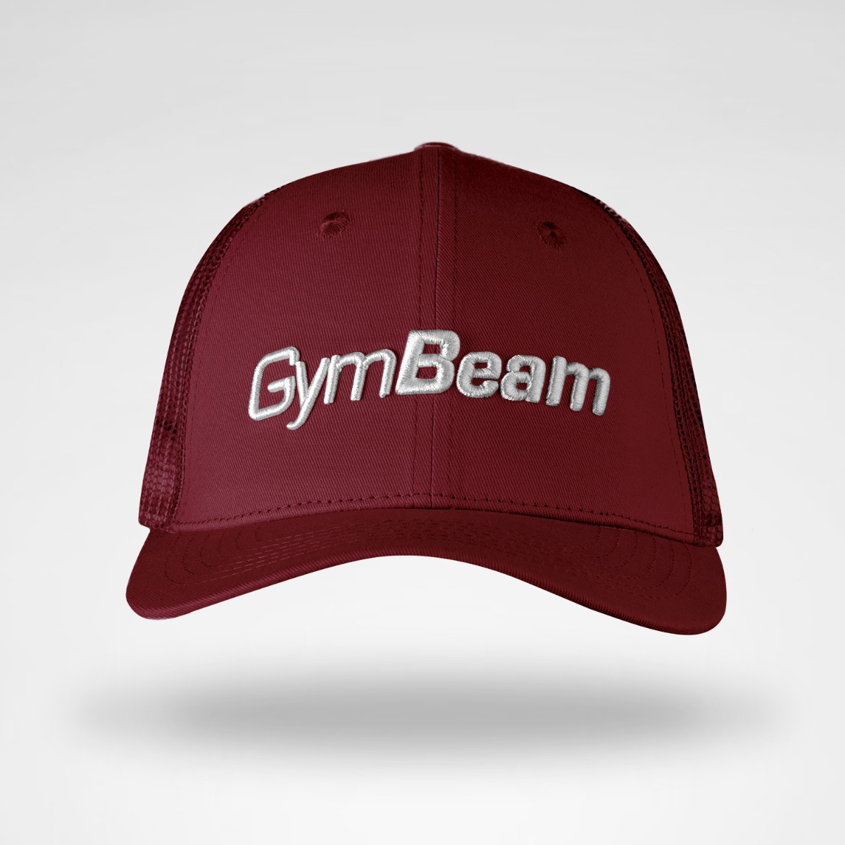 Mesh Panel Cap Burgundy - GymBeam