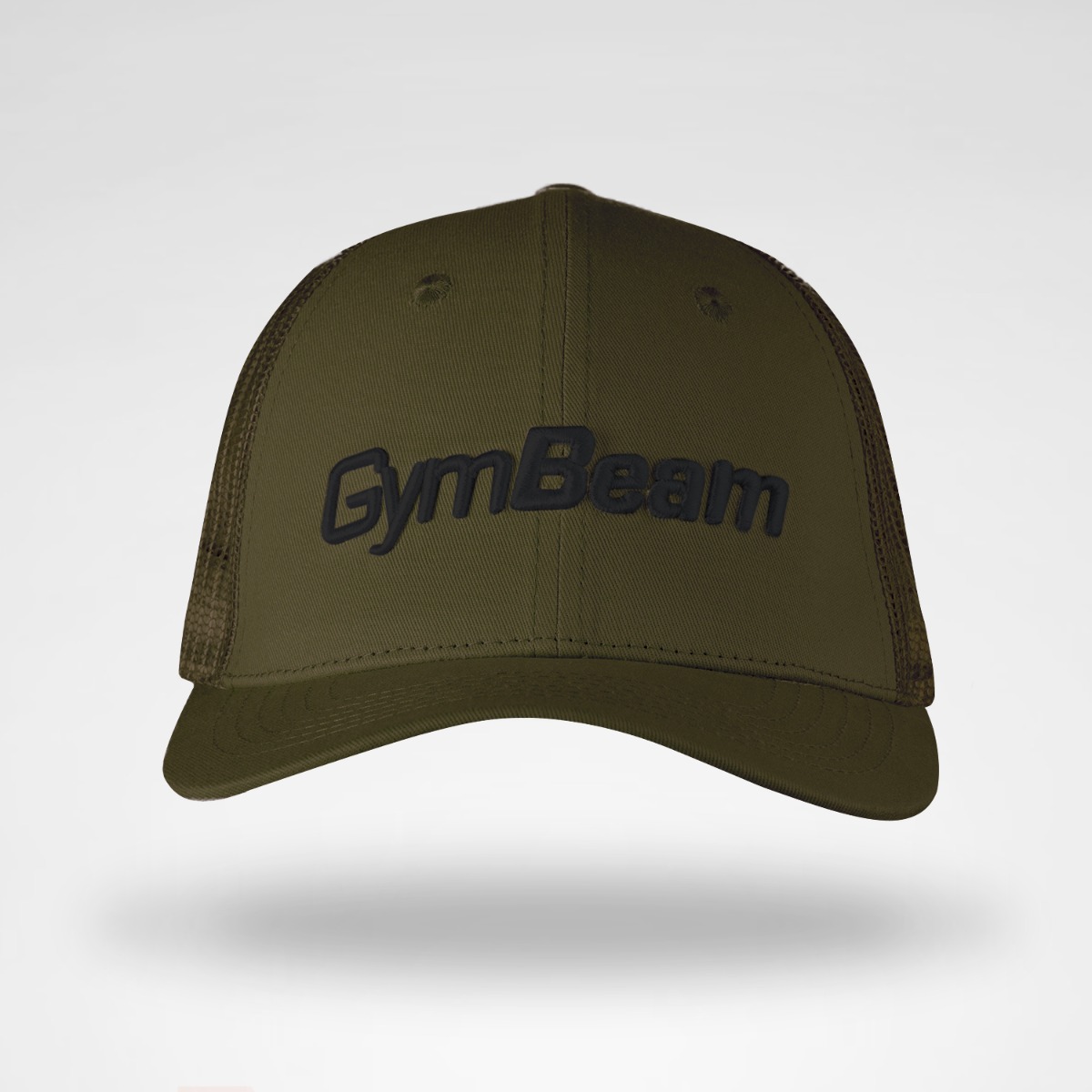 Mesh Panel Cap Military Green - GymBeam