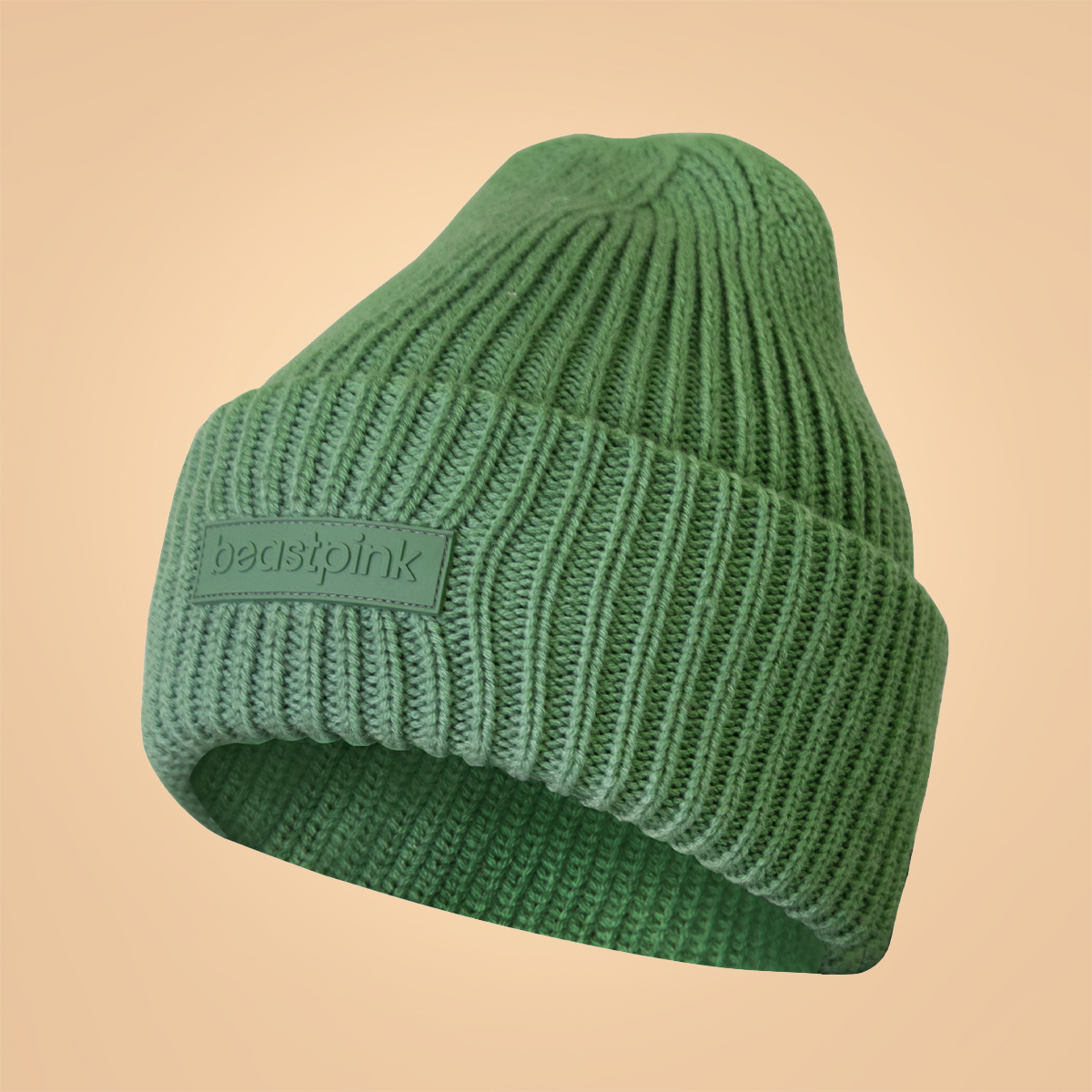 Winter Beanie Olivine - BeastPink