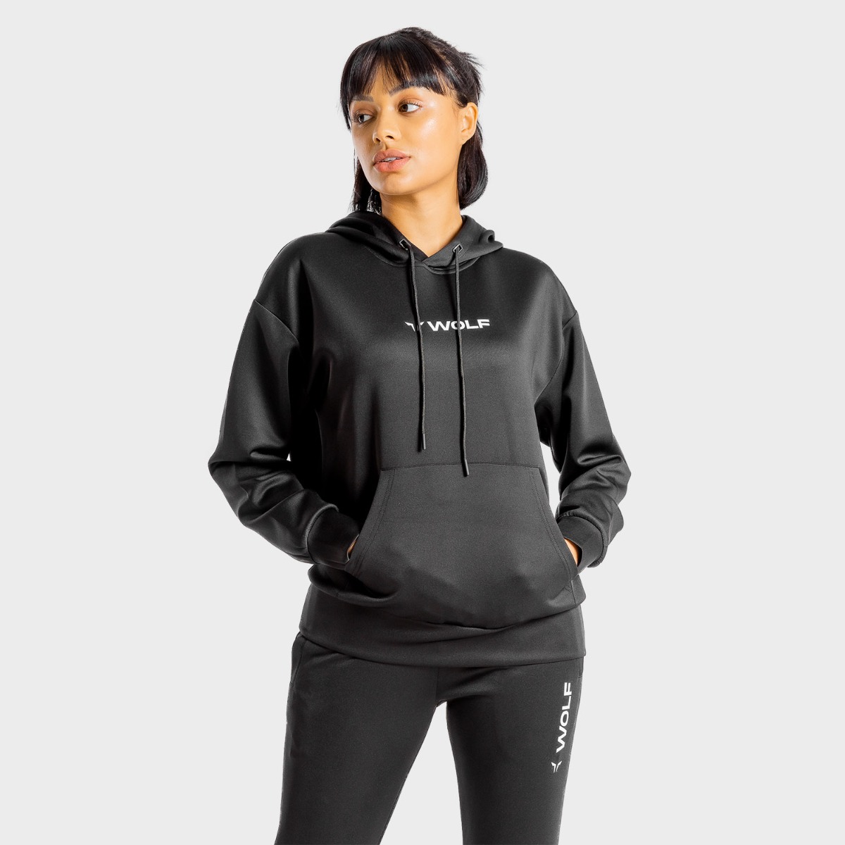 Women‘s Primal Hoodie Onyx - SQUATWOLF