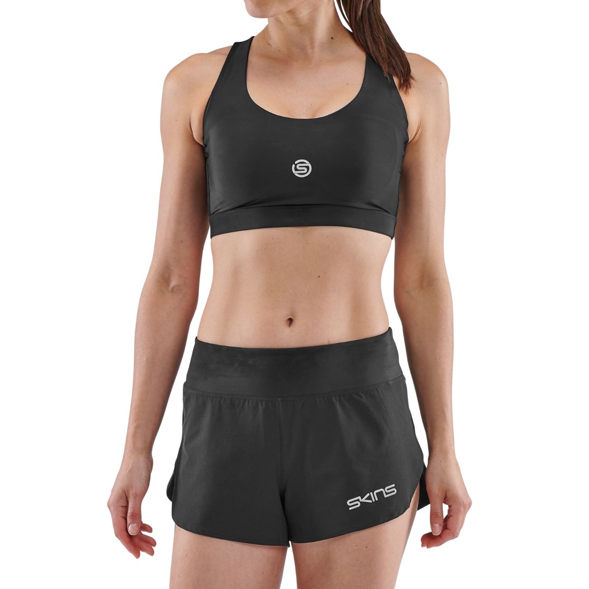 Active Series-3 Sports Bra Black - SKINS