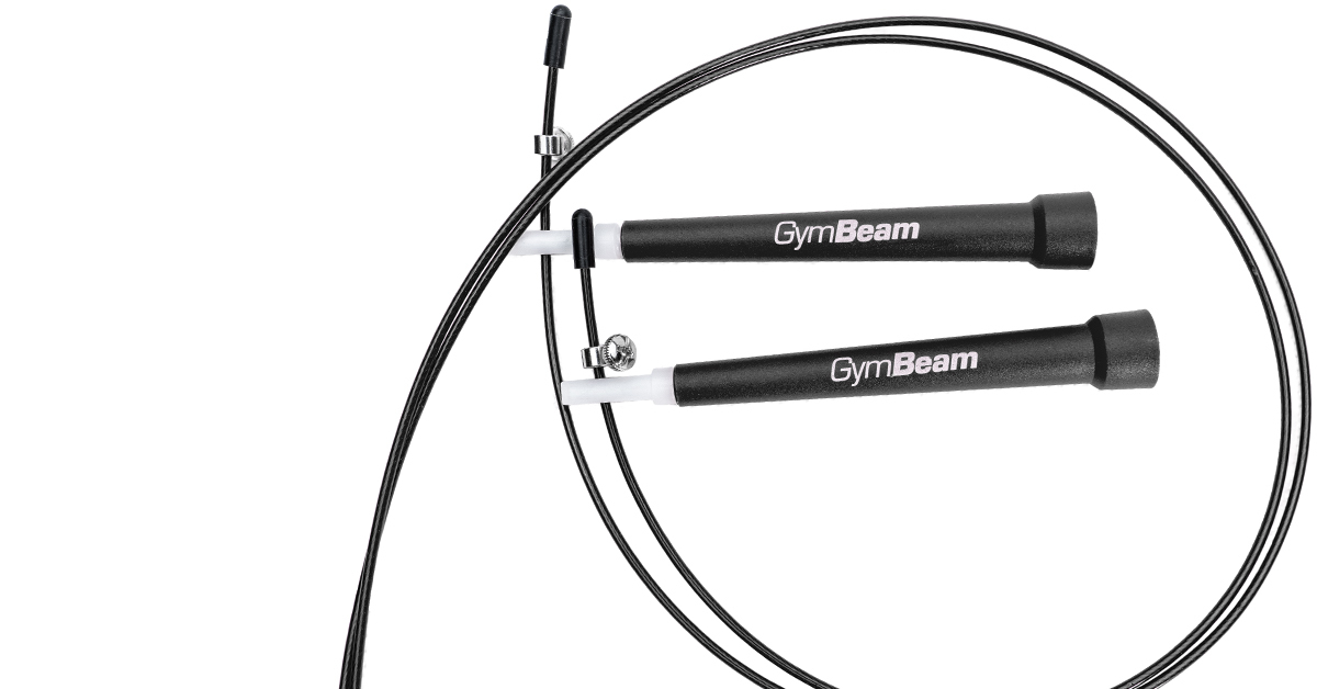 CrossFit Jump Rope Black - GymBeam