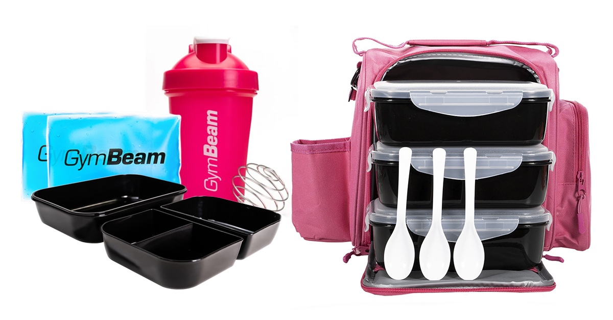 FIT Prep Pink Food Bag - GymBeam