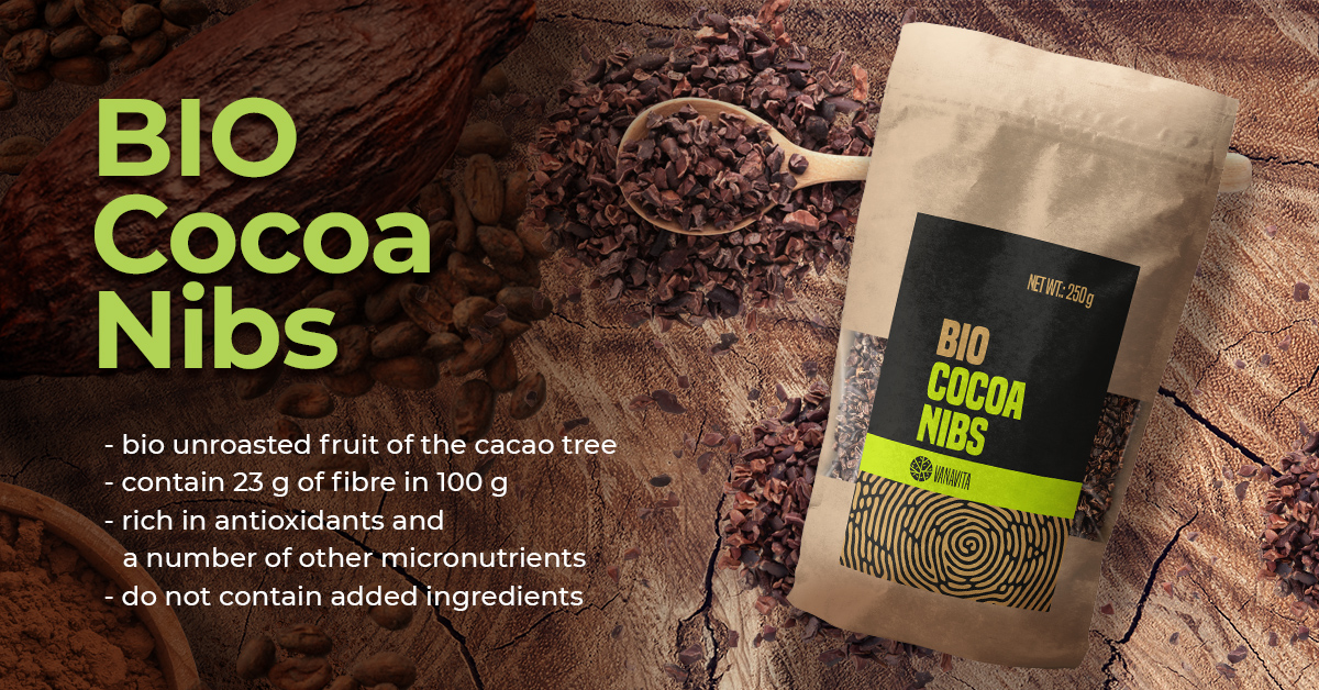 BIO Cocoa Nibs - Gymbeam