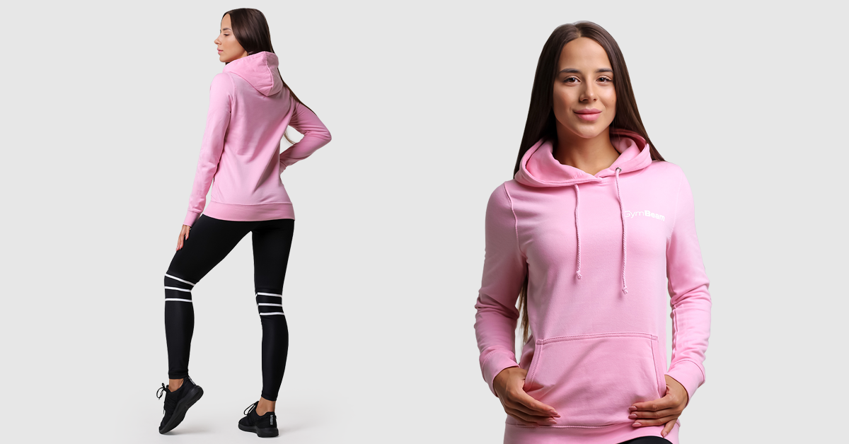 PRO Hoodie Baby pink - GymBeam